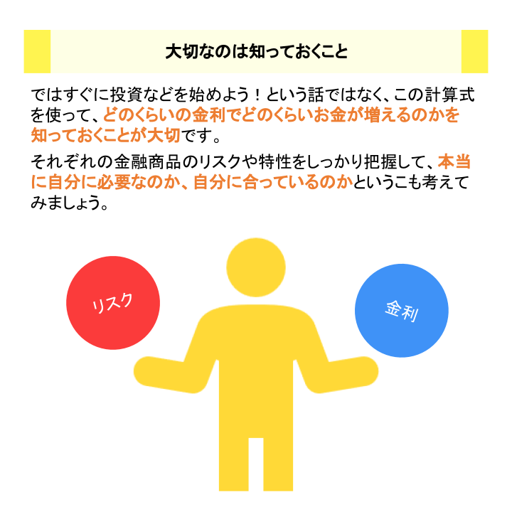 大切なのは知っておくこと